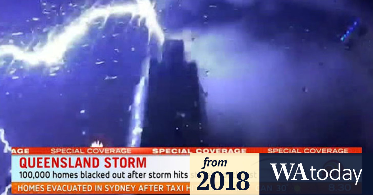 Video Man suffers electric shock in shower